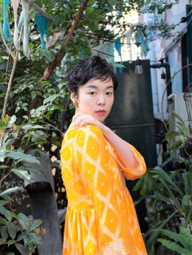 リブロ 三軒茶屋(LIBRO) レトロ×ベリーショートヘア