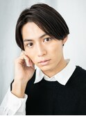 アッシュブラック正統派タイトストレートなビズスタイルD草加