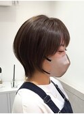 グレージュハイライト×ショートウルフ【suiw】昭和町/天王寺