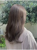 ラベンダーグレージュ/艶髪/髪質改善カラー/トリートメント