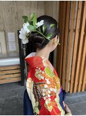 卒業式ヘア