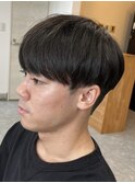ビジネスショートメンズマッシュツイストパーマツーブロック