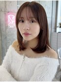 韓国風前髪×レイヤーカット【髪質改善/仙台/レイヤーカット】