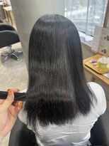 リーオオサカ(Lee Osaka)&nbsp;髪質改善カラー×ダークグレー/かれん