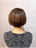 大人の女性のエイジングケア ショートボブ 髪質改善ケア#2