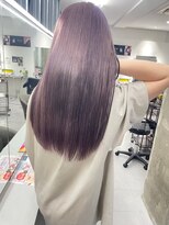 キング 枚方店(K!ng)&nbsp;ハイライトカラーミルクティーベージュケアブリーチダブルカラー