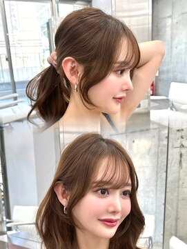 アリュウル 表参道(ALLURE) 結んでも下ろしてもカワイイお顔まわりカット♪【KAKO】