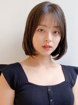 エトラ 渋谷店(etora) 前髪 アンブレラカラー こなれミディ イメチェン ウェーブパーマ