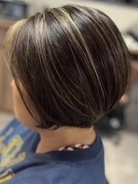 ヘアークリアー 春日部&nbsp;大人可愛いハイライト白髪ぼかし/立体感up/春日部/30代40代50代