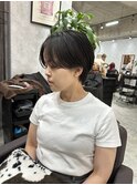 耳掛けショート/小顔ショート/丸みショート/ショートカット