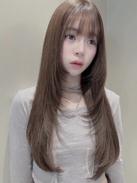 ミンクス渋谷スマートサロン(MINX shibuya smart salon) イメチェン前髪小顔ロング_渋谷/表参道