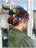ヘアアレンジ/お呼ばれヘア/ヘアセット/ヘアメイク