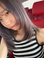 アルレン(Allen)&nbsp;顔周りレイヤー　ラベンダーグレー　宇都宮