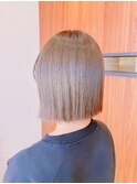王道切りっぱなしボブ