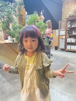 チャプター 問屋町(chapter)&nbsp;ケアブリーチセクションカラーピンクラベンダーレイヤーカット