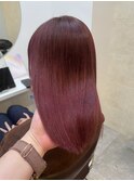 髪質改善＊ストロベリーピンク＊ブリーチなし【Zina北千住】