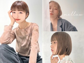 メロウ 神戸三宮(mellow)の写真/【三ノ宮駅から徒歩5分☆】あなたの”なりたい姿”に寄り添った施術で、理想のヘアスタイルが叶う＊