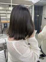 ディジョン(Dijon)&nbsp;韓国顔まわりレイヤーカットグレージュオリーブベージュブラウン