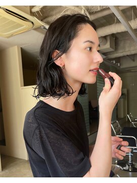 ヤント(yant) ミディアムボブ × ニュアンスパーマ