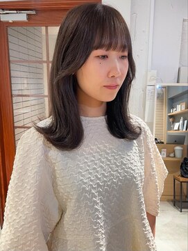 コフィー バイ メルト 吉祥寺(cofy by melt) 【松本咲花】ブリーチなしラベンダーアッシュ夏カラーくびれヘア