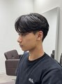 カルム(kalm) ドライヤーで簡単毛流れニュアンスパーマ。