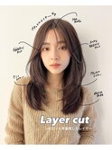 レイヤーカット　ロング