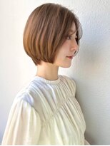 モッズヘア 上尾西口店(mod's hair)&nbsp;ふんわりショートボブ透明感ココアブラウン小顔p上尾