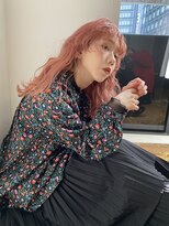 エス 大阪梅田店(es)&nbsp;レイヤーカット×ピンクベージュ