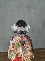 マナミメイク(manami make)&nbsp;七五三シニヨンヘア