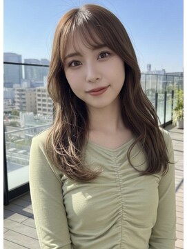 ランド(RaND) くびレイヤーエモージュオリーブベージュレイヤーカット