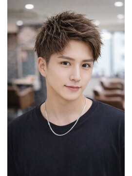 リリー シンジュク(Lilly) 【Lilly新宿】#束感ショート#アップバング＃メンズカット