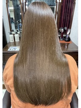 アンゲロ(ANGELO)の写真/一人一人の髪質や悩みに合わせたケアが魅力♪潤いを閉じ込めたツヤ感と潤いのある美髪で毎日をHAPPYに★