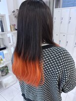 シック 大宮西口(CHIC) 色落ちまでカワイイブリーチデザイン/オレンジ