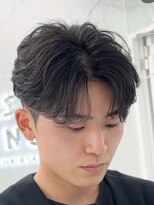 メンズヘアセンス 渋谷(MEN'S HAIR SENSE)&nbsp;ニュアンスパーマ/センターパート/メンズ/眉毛/フェザーパーマ