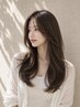 【縮毛矯正Level★★★】カット+縮毛矯正シルク+集中補修 ¥21900