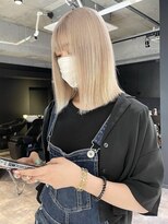 クペウイビ 心斎橋(cope'u yive)&nbsp;ミルクティーベージュ/ハイトーンカラー/ケアブリーチ/心斎橋