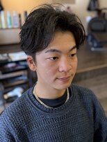 クラッキ ヘアークリエイション(CRAQUE hair creation)&nbsp;メンズアップバングで叶える自然な清潔感のある毛流れスタイル