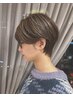 カット＋白髪ぼかしハイライトカラー＋ハホニコTR(脱白髪) +ナノバブル￥17100