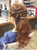 (久留米・西原)大人可愛い編み込みハーフアップ☆