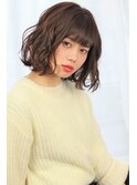 ★hair LOGiA★ 〇切りっぱなしボブのシースルーバング♪