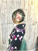 袴や着物のヘアーセットと着付は北区表町ヘアスペースムーンで！