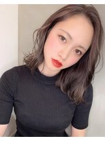 カームリーヘアー(calmLY HAIR) 前髪/アンブレラカラー/こなれミディ/イメチェン/ウェーブパーマ