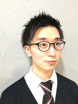 ヒロギンザ 浜松町店(HIRO GINZA)&nbsp;シャギースパイキーショートヘア<ヒロ銀座/メンズ/理容室/大門>