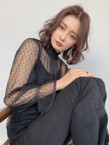 ワンス(Once)&nbsp;Once 小顔 くびれミディ ニュアンスパーマ 韓国風 by.加藤