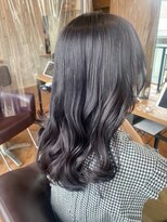 ジーナ 博多(Zina)&nbsp;【Zina】モーヴカラー/ロブヘア/グレージュカラー/20代30代40代