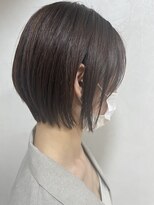 アンドティ ヘア 東久留米店(&.T HAIR) ショートボブ/透け感