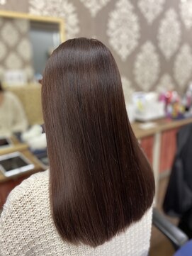 サルジュ 津田沼店(Salju) カット＋全体カラー＋縮毛矯正＋髪質改善【津田沼】