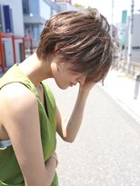 大人かわいい10代20代30代ショードボブ丸みショート