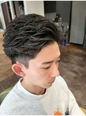 7:3×ビジネスカジュアル×ソフトスパイラルパーマ