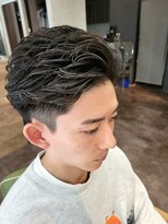 メンズ レオ 南森町店(men's LEO)&nbsp;7:3×ビジネスカジュアル×ソフトスパイラルパーマ